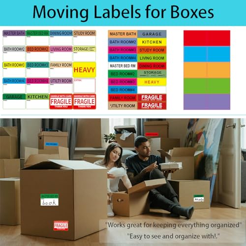 El mejor review de Etiquetas para organización de mudanza - cinco favoritos. 12 Imagen adicional