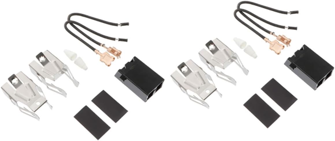 6 Sets oven connector burner receptacle kit oven replacement Block Stove Oven Receptacle Kit refrigerator containers Receptacle Kit for Oven electric furnace abs household