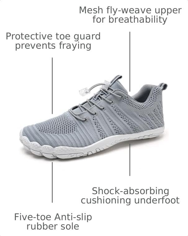 Image of WateLves Water Shoes Men Women Beach Barefoot Aqua Socks Breathable Wide Swim Outdoor Walking Anti Slip Pool Shoes for Hiking Kayaking Diving Surfing