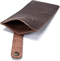 Vista 4 de Funda de cuero Crazy Horse, fundas universales para cuchillos de carne, protectores de bordes impermeables para cuchillos de chef, protectores