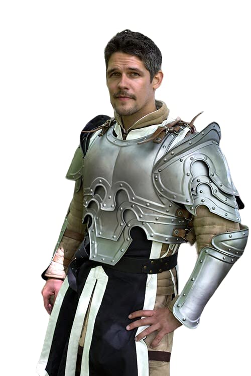 Conquest Warcrafted Armor Complete Templar of Negation Armor Set Silver