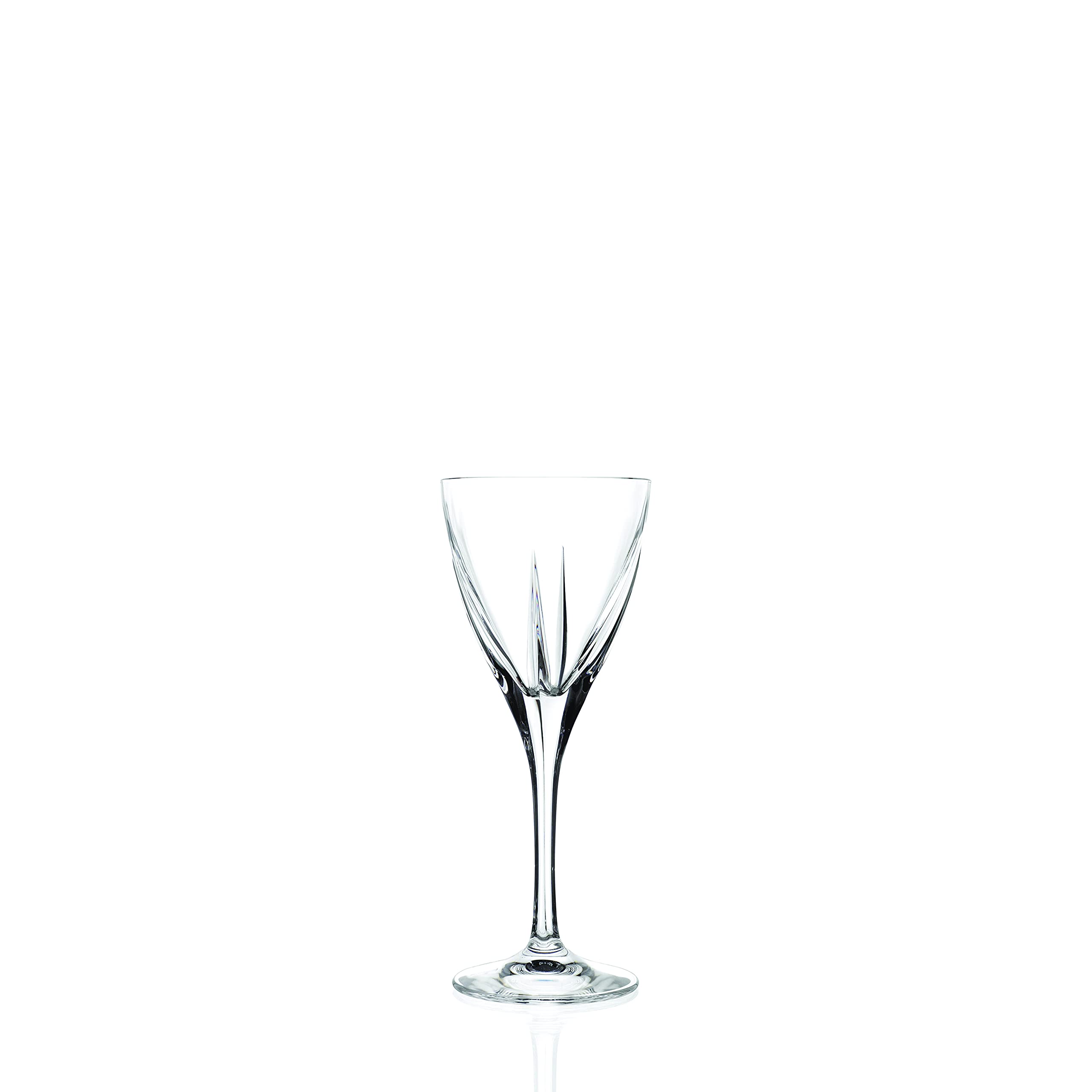 Red Vanilla Quadro Liqueur Glass, 55ml, Set of 6, Clear
