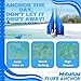 SandShark Premium Fluke Anchor-Retractable Shaft Easy Storage-Aluminum Pontoon Boat Anchor, Jet Ski Anchor. Boats<30 ft. Sand Anchor for Boat, Boat Anchor Kit, Lightweight. (Boat Anchor-Line-Chain)