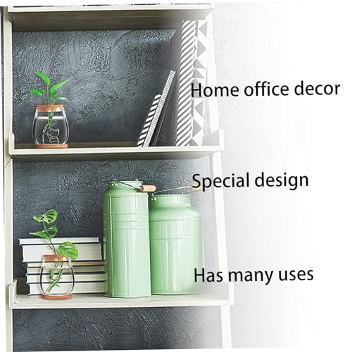 Vase de propagation en verre transparent avec plateau en bambou pour boutures