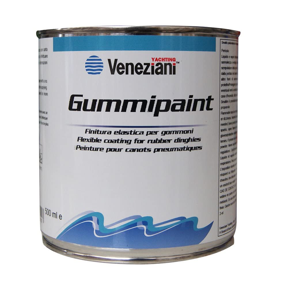 Veneziani Gummipaint Smalto Elastico Per Gommoni Ml. 500 - Colore Nero - 4