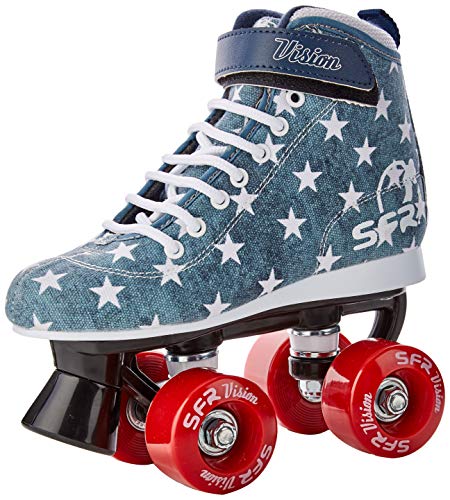 SFR Vision Ii Patines, Unisex Niños, Azul (Jeans), 33 EU