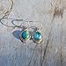 Green Blue Copper Turquoise 925 Sterling Silver Handmade Dangle Earrrings Gift Jewelry For Wife Mom Girlfriend