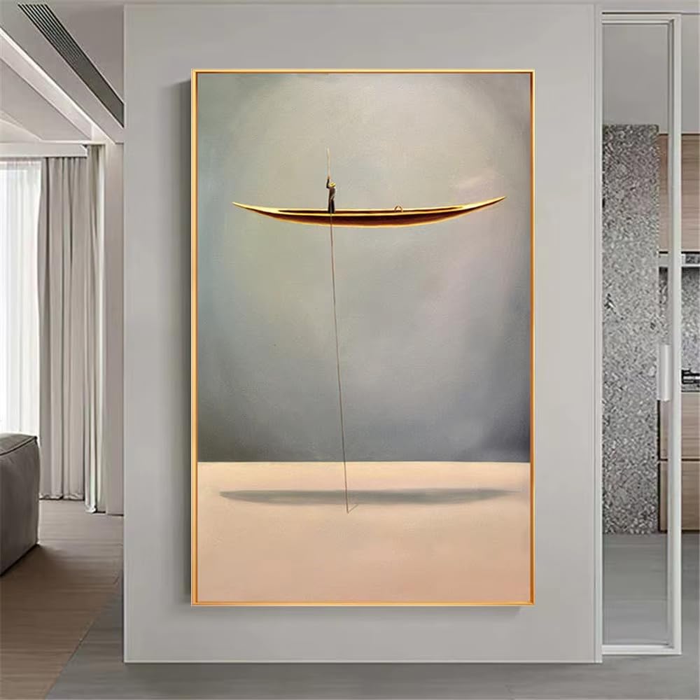 AEFOUU Wall Art Canvas Picture Print Modern Abstract Painting Canvas Wall Art Picture Home Decor for Porch Aisle Artwork(80x140cm/32x55in/Internal Frame)