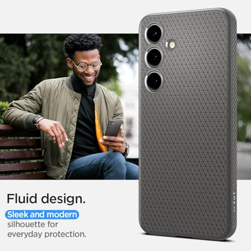 Spigen Liquid Air Back Cover Case Compatible with Galaxy S24 (TPU | Marble Gray) 6 51T8ffo4J9L