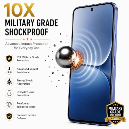 Image of ArmourPro 3D Borderless Tempered Glass for iQOO Z10 Lite, HD Clear Curved Edge to Edge Screen Protector, 9H Hardness, Oleophobic Coating, Case Friendly | Pack of 1