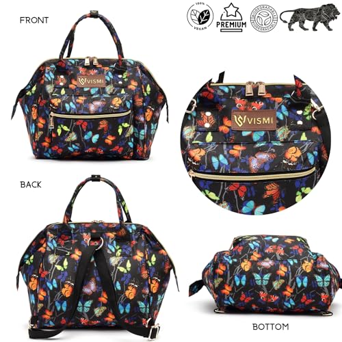 Image of VISMIINTREND Mini Diaper Bag for Baby | Small Nappy Bags for Mother | Maternity Travel Handbag | Hospital Bags for Mom | Baby Shower Gift for Mom | Gifts for New Born Baby Boy Girl