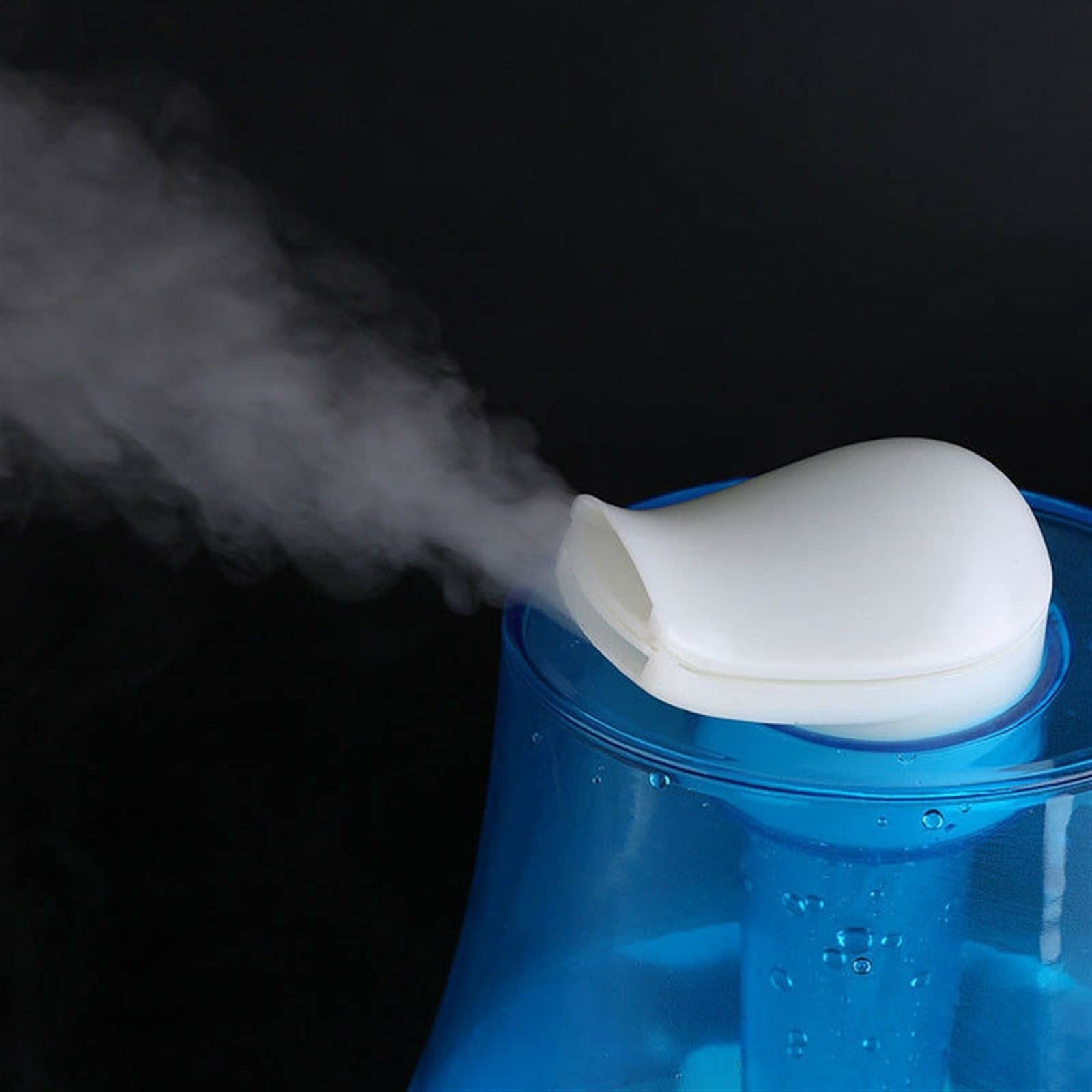 Nawilżacz 3000ML ultradźwiękowy nawilżacz powietrza podwójne rozpylacze mgła Mist Maker dyfuzor olejków eterycznych 7 kolorów LED zapachowy aromaterapia(Blue)