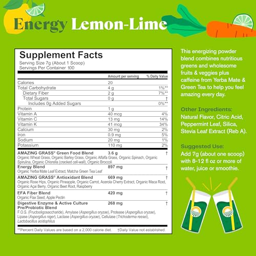 image for Amazing Grass Green Superfood Energy: Super Greens Powder & Plant Base