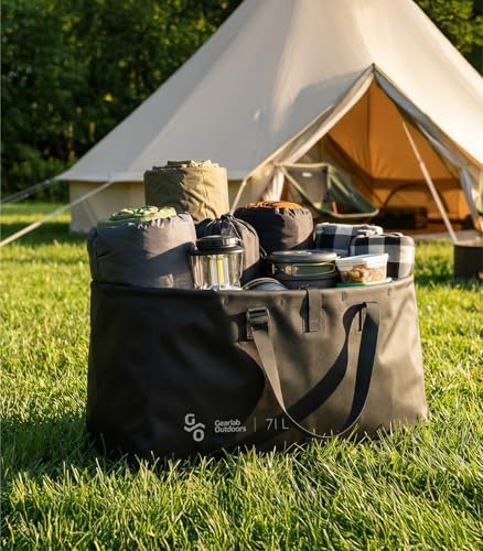 Gearlab Gear Tub - Bolsa impermeable de alta resistencia de 71L para kayak, equipo húmedo, playa, camping y actividades al aire libre (Negro) miniatura 5