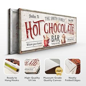 Tailoredcanvaseshotchocolatebarsignrusticwinterdelightfarmhousehotchocolatestationdecorcustomsantashotcocoabarsignpersonalizedholidayhousewarminggiftcustomwood20x10 Urban Country Home Decor Tailored canvases hot chocolate bar sign rustic winter delight farmhouse hot chocolate station decor custom santas hot cocoa bar sign personalized holiday housewarming gift custom wood 20×10 urban country home decor