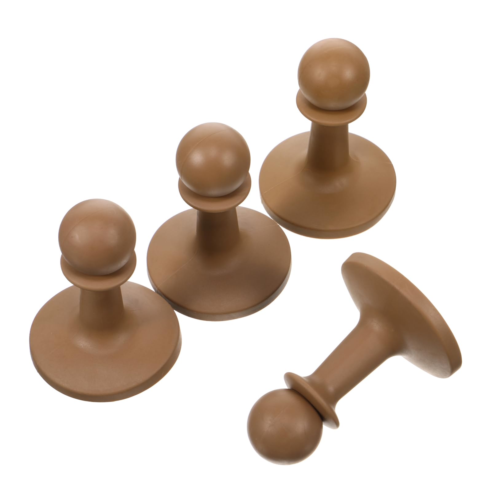 Gogogmee 4pcs TPR Tent Pole Tips Slip-Resistant Pyramid Canopy Support Poles for Camping Tarp