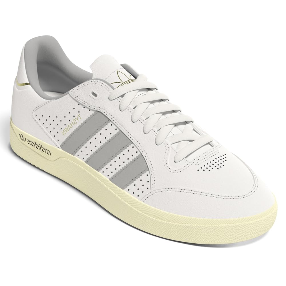 Adidas Tyshawn Low Shoes - Chalk White/Grey/Cream White - 12.0
