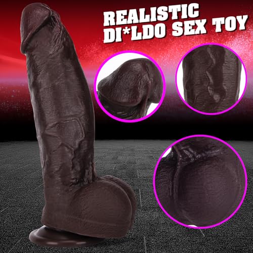 Dildo réaliste 23 cm avec plug clitoridien et double stimulation