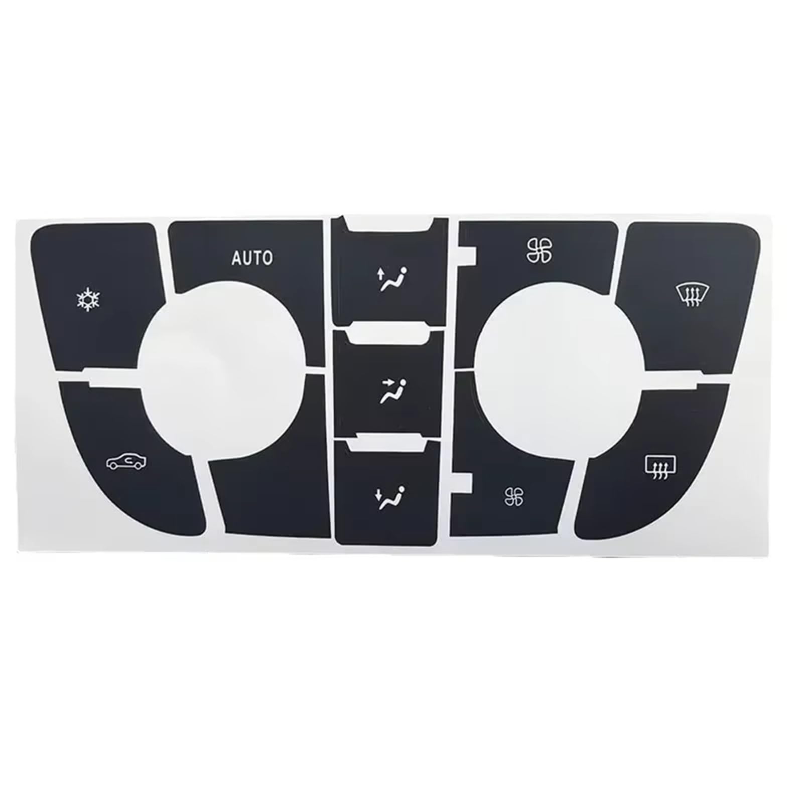 car Switch Stickers Compatible with Opel Gtc 2009-2015 Button Sticker Repair Decals Dashboard Fixing Climate Control CD MP3 Panel