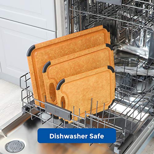 Cutting Board For Kitchen, Wood Cutting Board With Juice Grooves, Dishwasher Safe, Non-Porous, Bpa Free, Small Cutting Board, 11.7 X 8.5-Inch, Natural Slate #TOP3