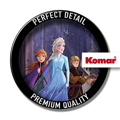 Komar Disney Vlies Fototapete - Frozen Autumn Glade - Größe: 400 x 280 cm (Breite x Höhe) - Kinderzimmer, Tapete, Prinzessin, Anna, Elsa, Die Eiskönigin - IADX8-005
