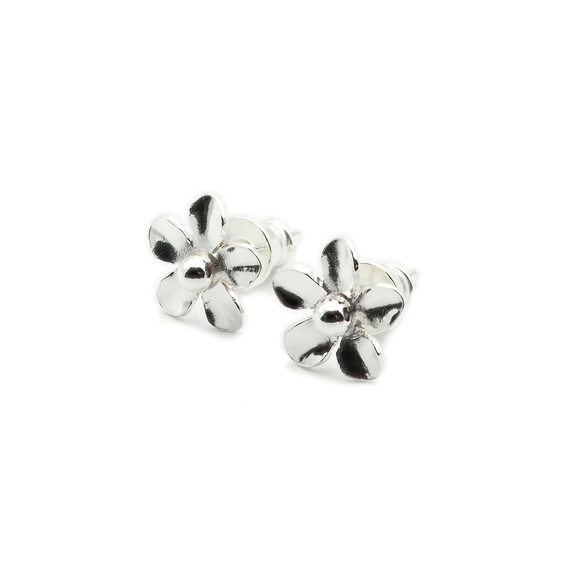 Pendientes Flor en Plata 925