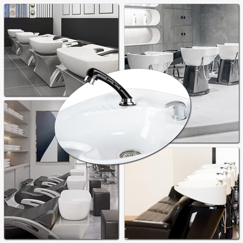 Getdoublerich Friseur-Waschbecken und Schlauch für Friseurladen, Dusche für Friseurbett, Handbrause, professioneller Duschkopf für Friseursalon mit Schlauch