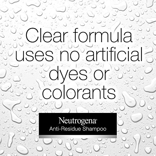 Neutrogena Anti-Residue Clarifying Shampoo, Gentle Non-Irritating Clarifying Shampoo To Remove Hair Build-Up & Residue, 12 Fl. Oz #TOP4