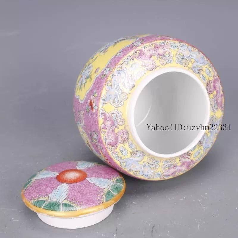 清乾隆琺瑯彩花鳥茶壺 茶道具 香道具 景徳鎮 陶磁器 装飾品現代工芸品