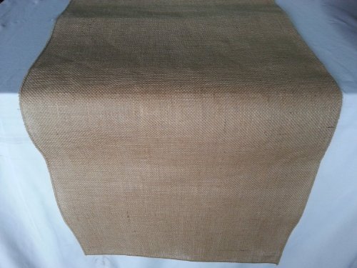 ArtOFabric Natural Rustic Burlap Table Runner 12 Inches X 72 Inches