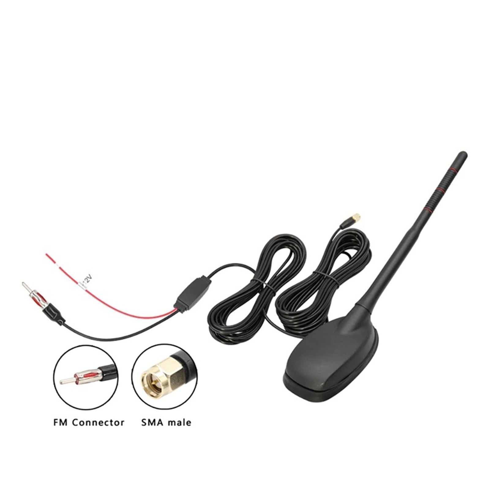BEUTEE Voiture Auto GPS + FM/AM + Dab antenne Radio amplificateur de Signal aérien Dab + récepteur