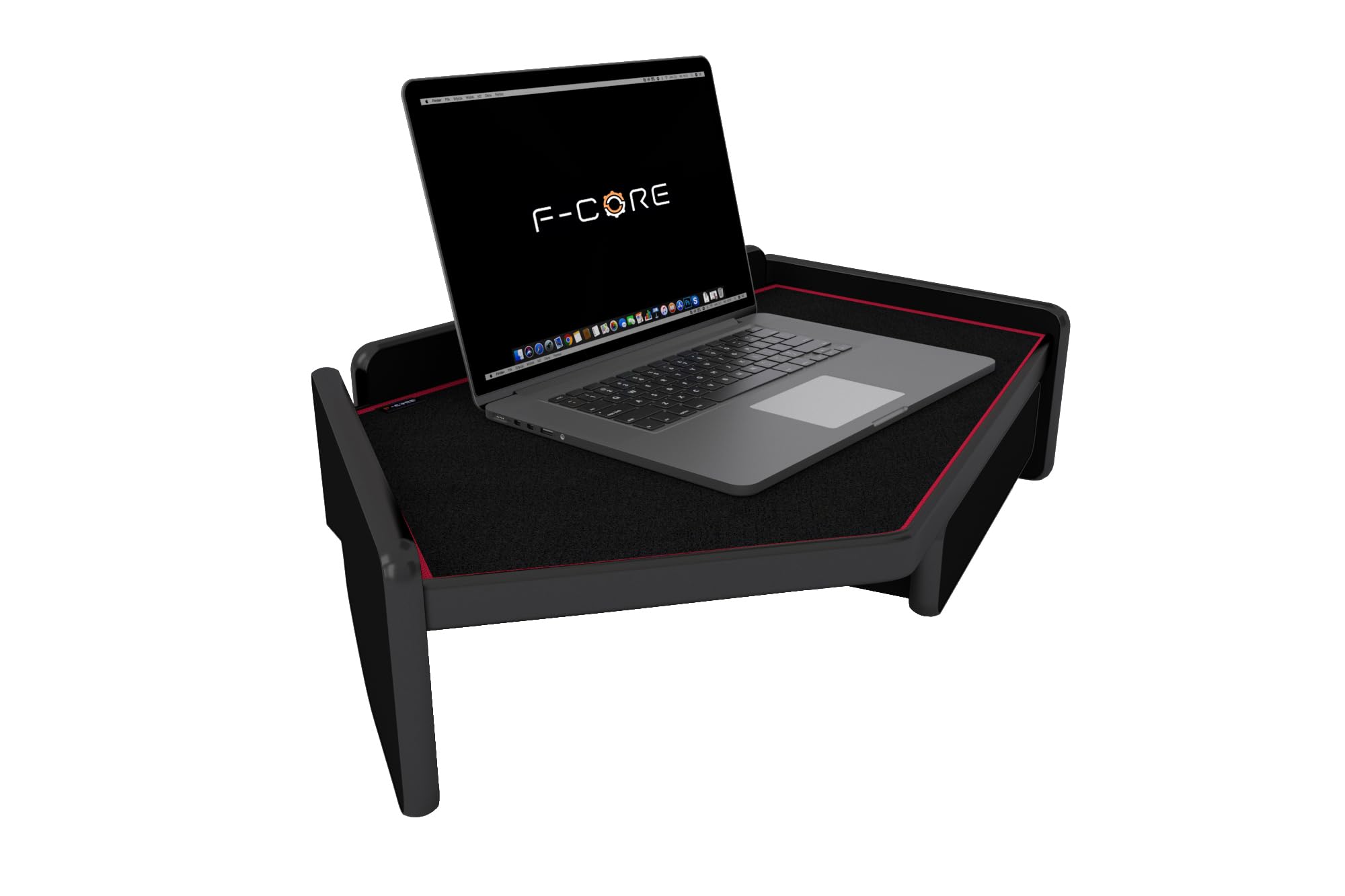 F-CORE Tablettes Tableau de Bord Camion compatibilité pour Volvo FH 4 01.13-12.19 avec tiroir Centrale Rouge