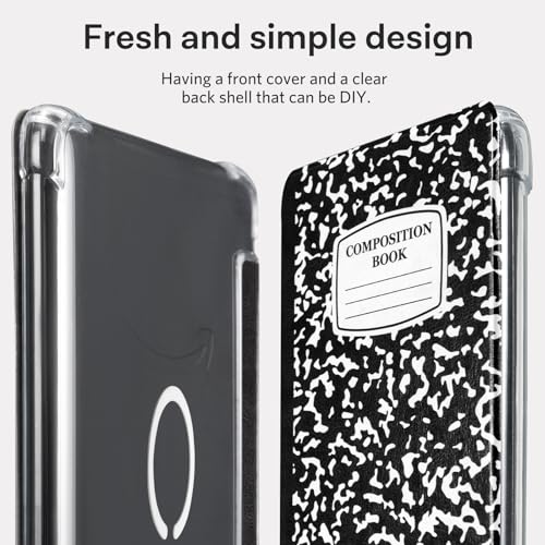 Image of CoBak Magnetic Case for 7 inch Kindle Paperwhite 12th Gen 2024 and Kindle Colorsoft - Compatible with iPhone MagSafe, for Samsung /Belkin /Anker Wireless Charging Pads, Clear Back Cover, Auto Sleep Wake