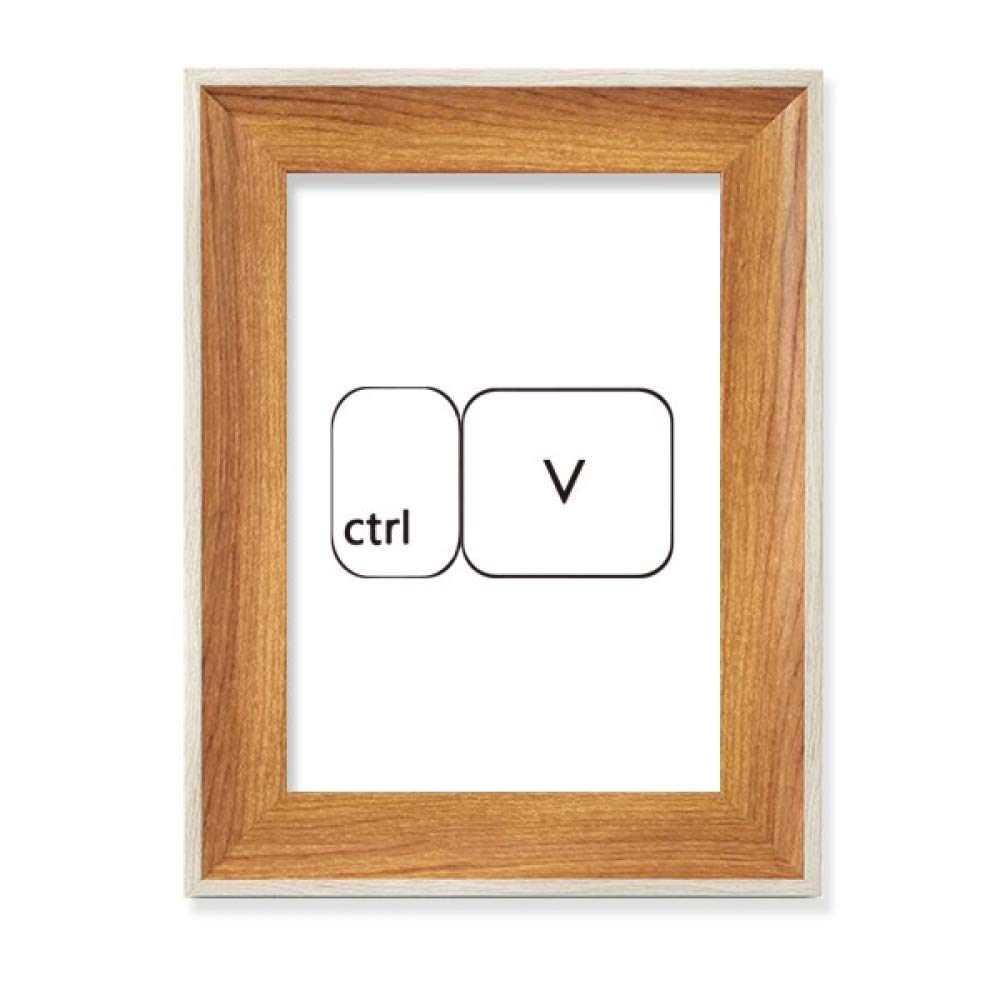 Cadre photo bois bureau symbole Ctrl V affichage tableau art peinture plusieurs ensembles