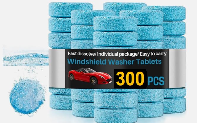 windshield washer tablets concentrate 300 count