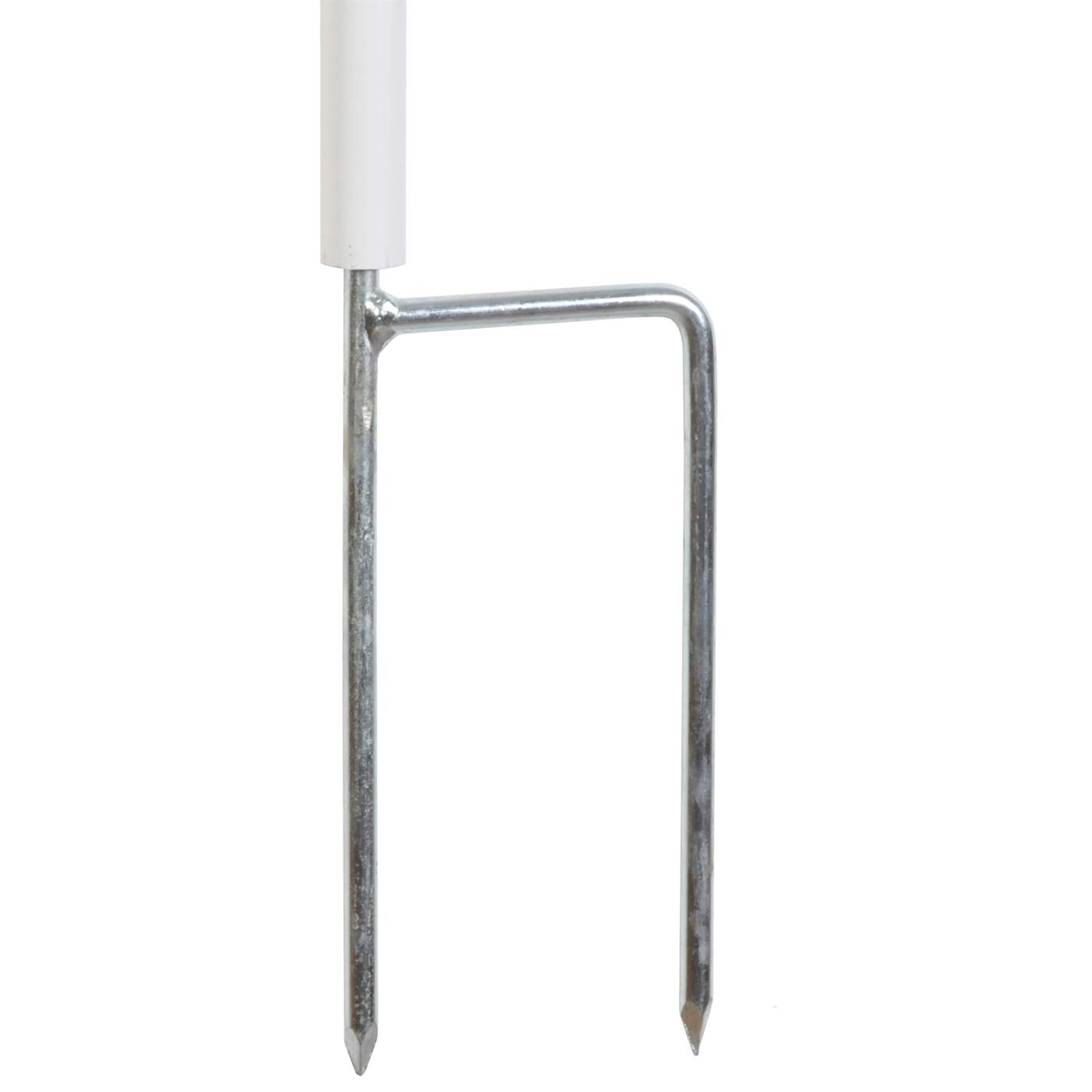 VOSS.farming 10x Kunststoffpfähle, 146 cm x Ø19 mm, rund, 2 Spitzen