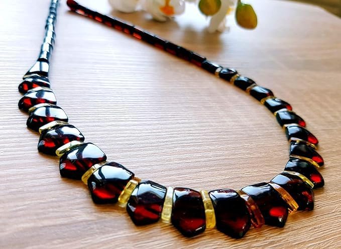 Baltic Amber Necklace Collar Women/Certified Genuine Baltic Amber