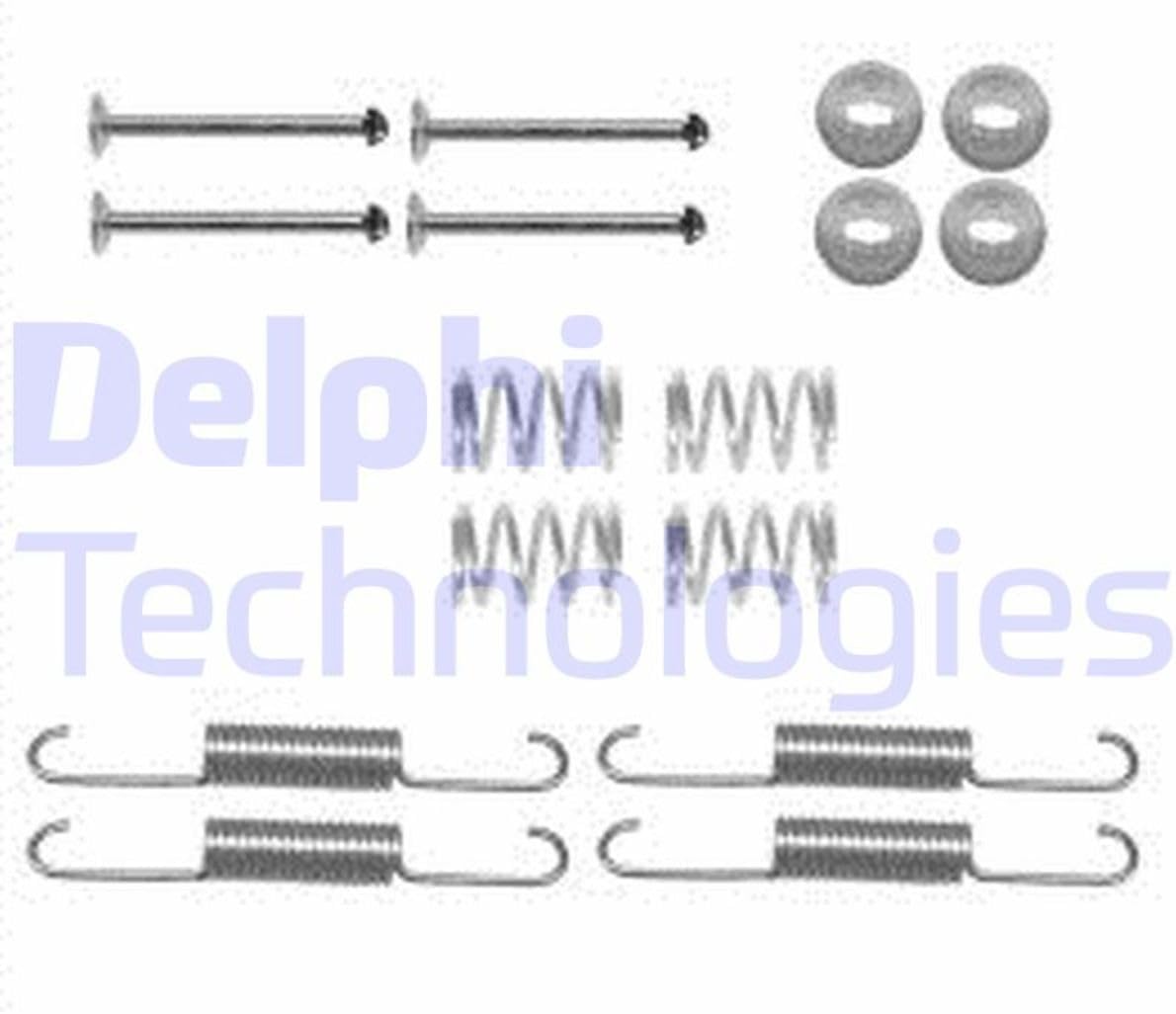DELPHI Parking Brake Shoes Accessory Kit compatible with KIA HYUNDAI Sorento I 01-06