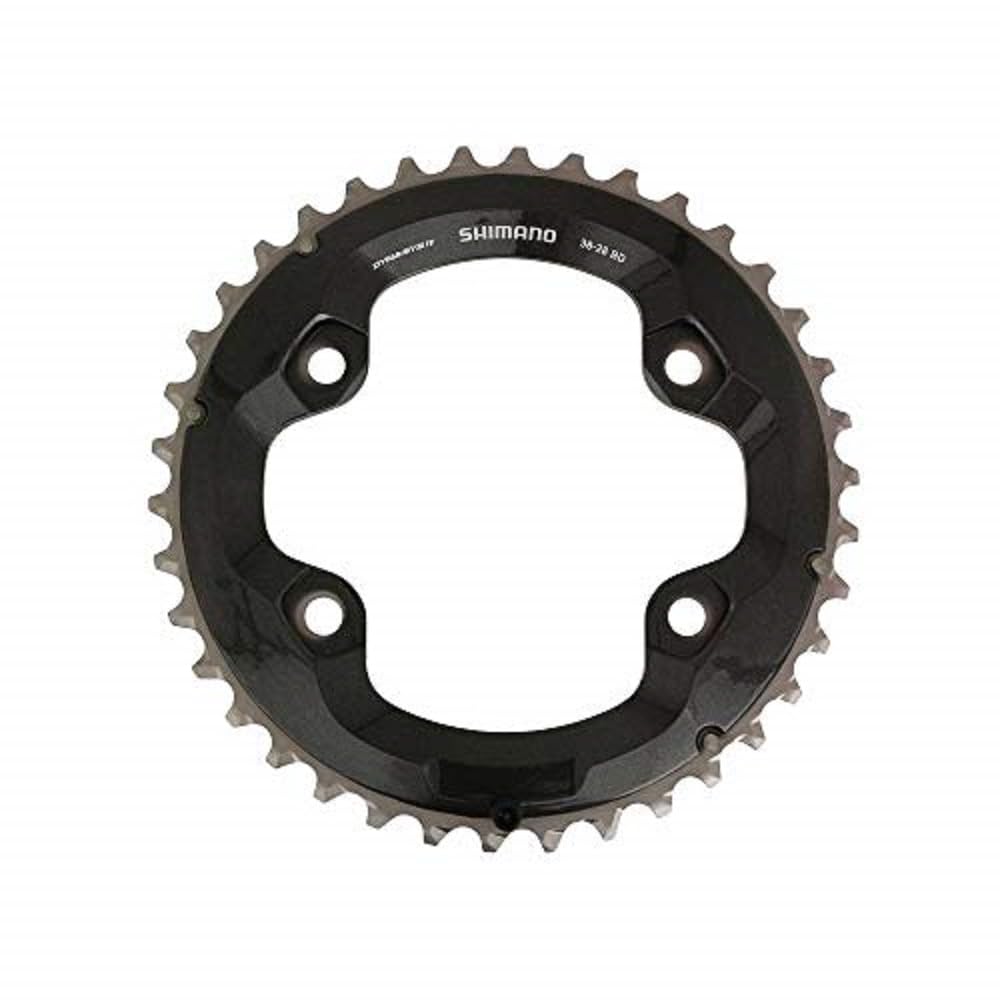 SHIMANO Deore Xt Fc-M8000 2-Fach Tarcza łańcuchowa Silver/Black One Size