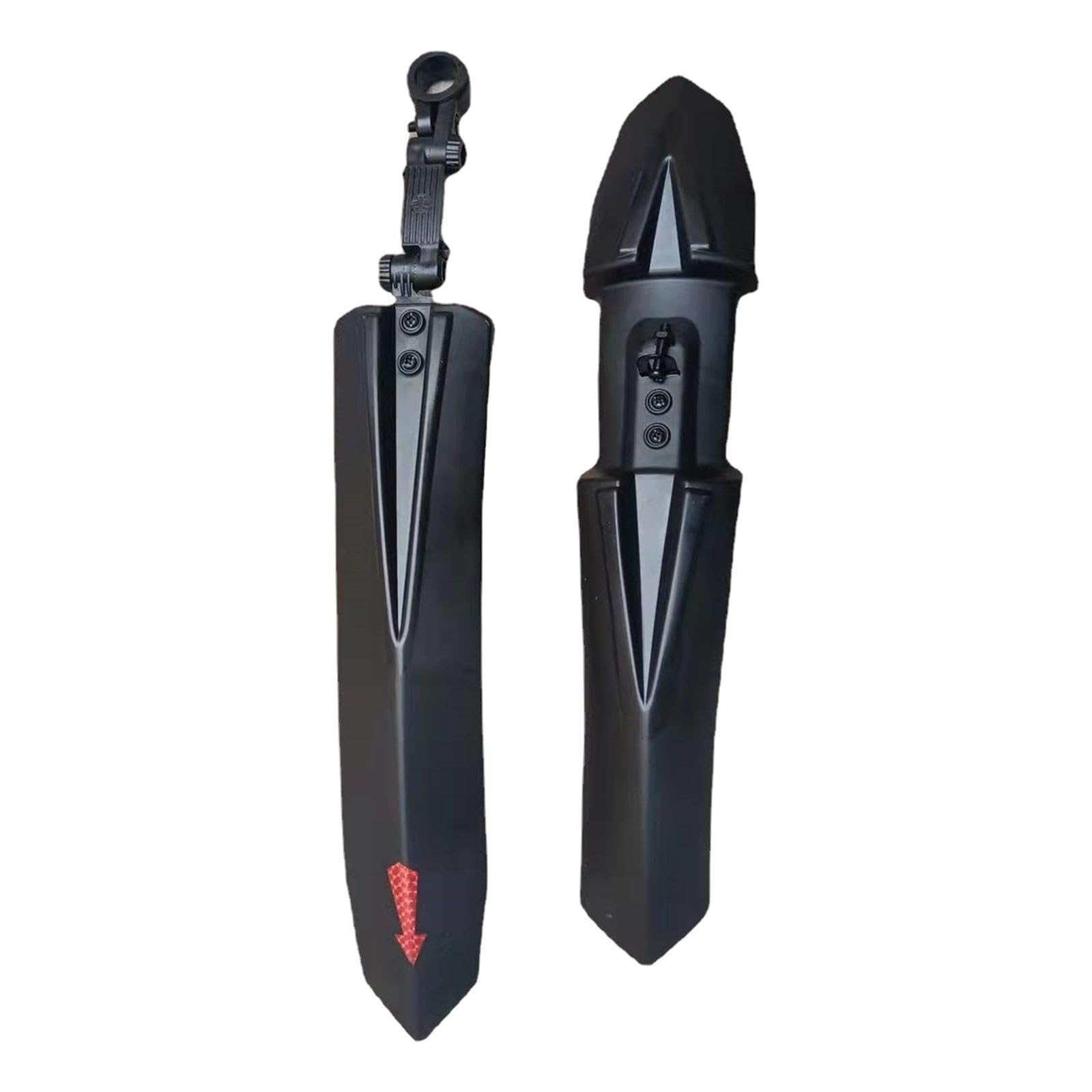 kowaku Bike Mudguard Set Bike Front & Rear Fenders Simple Installation Spare Parts Portable Mud Guard Mudflap for Road Bike Outdoor, Pp Buckle