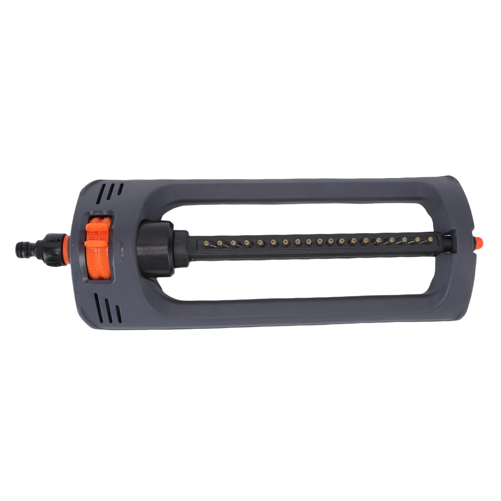 Irrigatore oscillante per prato con base ponderata, 19 ugelli, 4 modalità di spruzzo, copre fino a 4000 mq, strumento di irrigazione efficiente per giardino e cortile