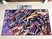 Mlikemat New Playmat Red-Eyes Black Dragon TCG CCG Trading Card Game Mat No Zones + Free Bag (ZD014-624-K)