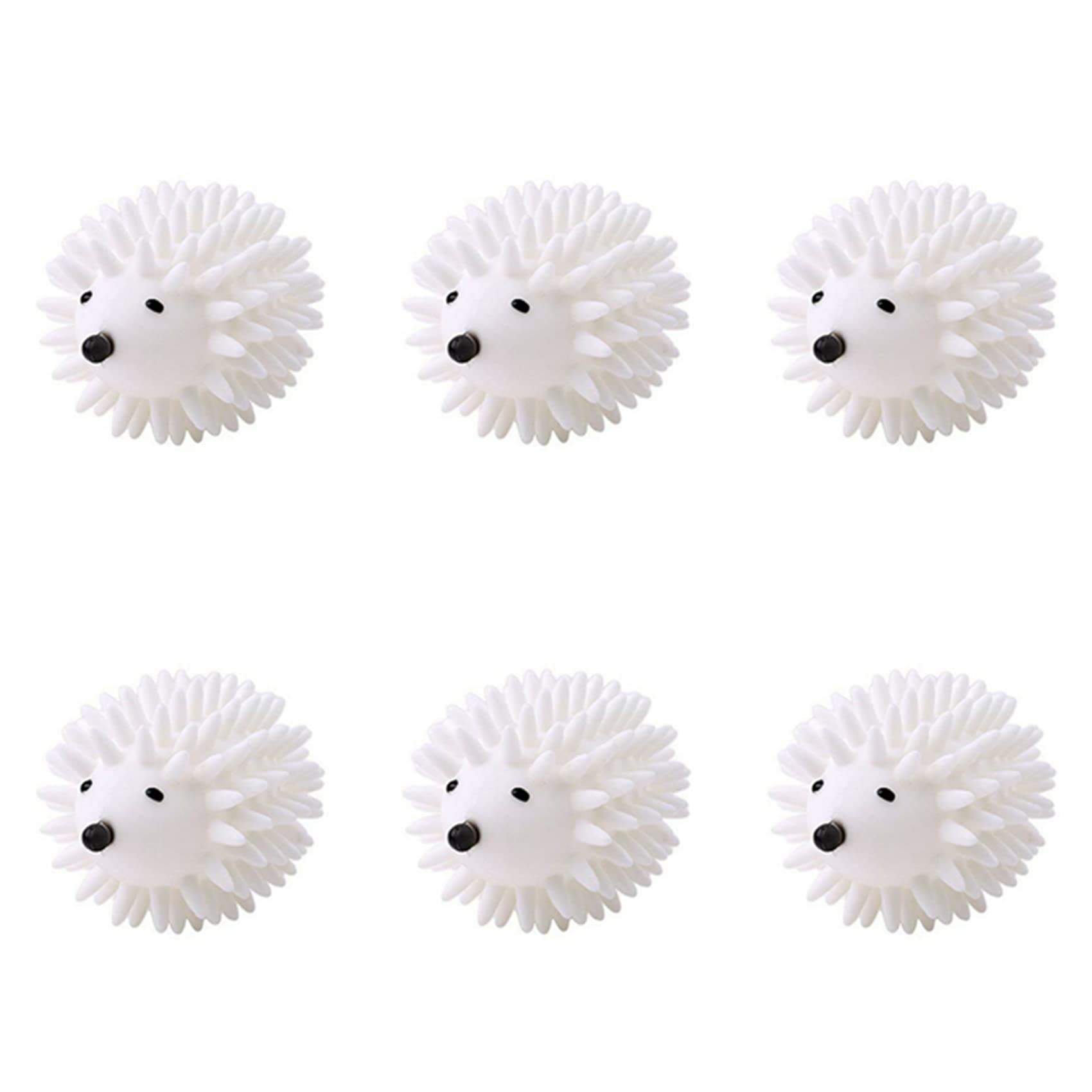 Hndhbfgrt 6X Laundry Ball Hedgehog Dryer Ball Reusable Dryer for Dryer Machine Anti- Static Ball Delicate
