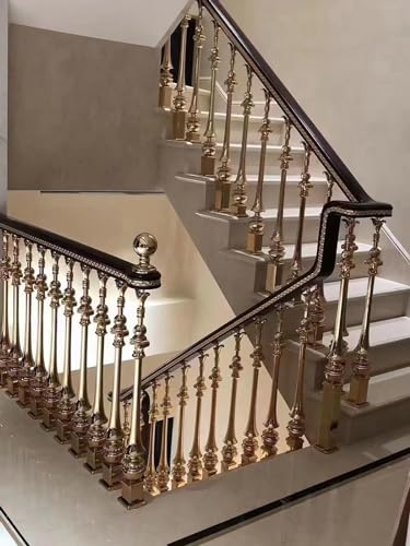 Rambarde d'escalier en D avec angle réglable pour installation au sol facile - 3