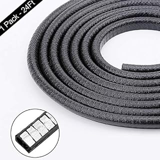 Car Door Edge Guards, Anumit 24Ft U Shape Rubber Seal Trim Car Door