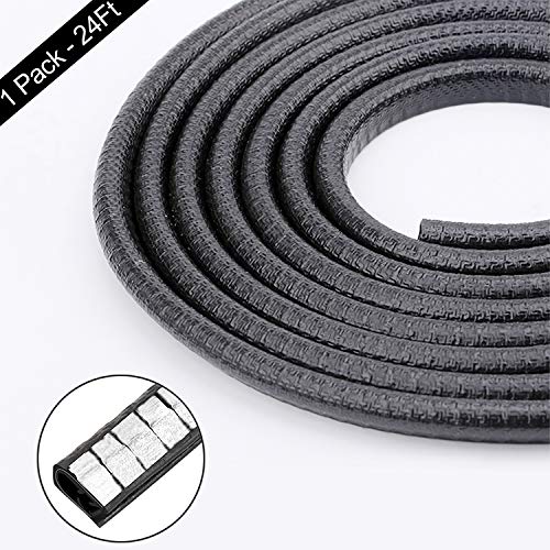 Car Door Edge Guards, Anumit 24Ft U Shape Rubber Seal Trim Car Door