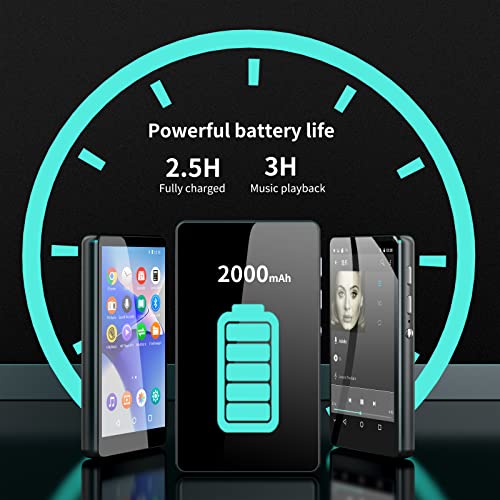 Lettore MP3 con Bluetooth e WiFi, lettore MP3 MP4