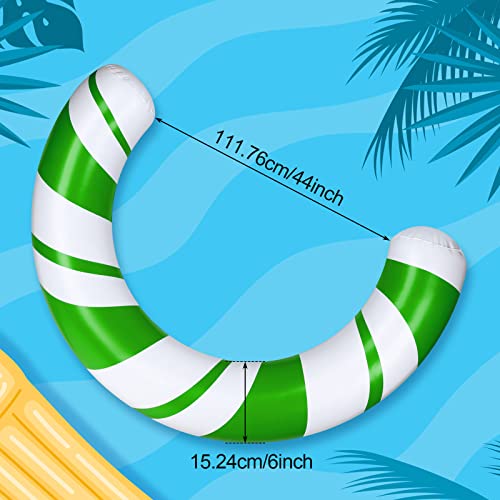 4 Pcs Inflatable Curved Swimming Pool Noodle Inflatable Pool Noodle Float Inflatable Curved Pool Float For Swimming Pools Adults Beach Lake Party Water Park Activities Toys, 4 Colors #TOP5