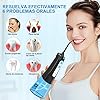 SURFOU Idropulsore Dentale Portatile Oral Idrogetto per Pulizia Denti, Professionale Elettrico Water Flosser Irrigatore Orale Doccia con Pulitore Getto Acqua, Idropulsore da Viaggio Idropulitore