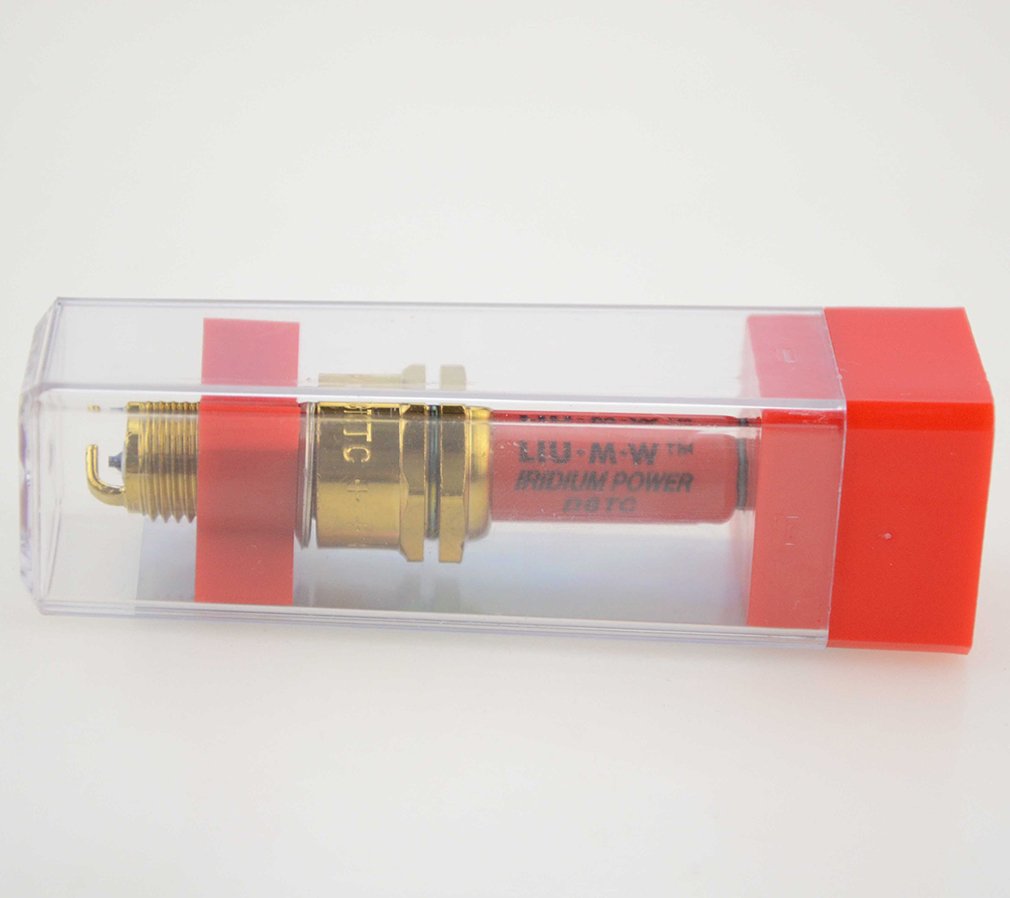 Bougie D'allumage Iridium Power D8TC GOOFIT Rouge - Pour Scooter, Moto, ATV, Quad, Kart - 5